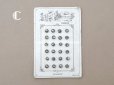 画像11: アンティーク マザーオブパール製 極小 ボタン 5mm 24ピース シェルボタン チャコールグレー
