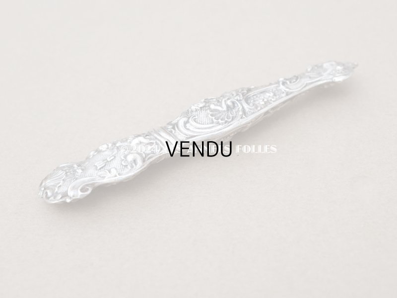 画像5: ＊蚤の市＊アンティーク シルバー製 天使のニードルケース ロココ調 