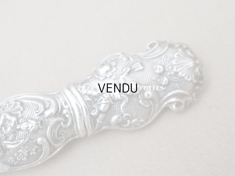 画像2: ＊蚤の市＊アンティーク シルバー製 天使のニードルケース ロココ調 