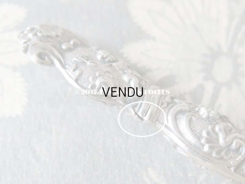 画像8: ＊蚤の市＊アンティーク シルバー製 天使のニードルケース ロココ調 