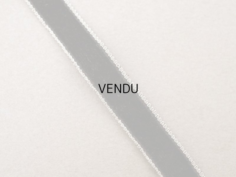 画像4: 19世紀末 アンティーク シルク製 黒 ベルベットリボン ホワイトの縁取り 1m 10mm幅