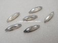 画像3: アンティーク ガラスビーズ カット入り ナベット  5×18mm 12ピースのセット (3)