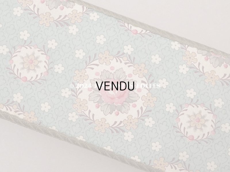 画像4: アンティーク 薔薇のメダイヨン グローブボックス カルトナージュボックス オリーブグリーン