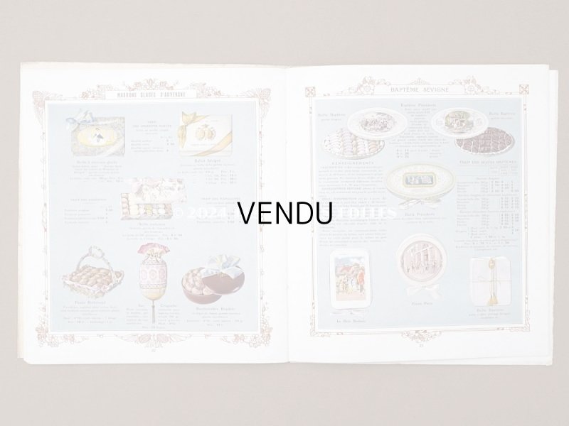 画像9: 1914年 アンティーク 【マルキーズ・ ドゥ・セヴィニエ】 のカタログ A LA MARQUISE DE SEVIGNE CHOCOLAT DE ROYAL