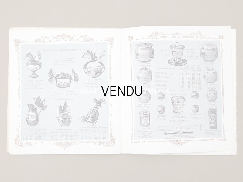 画像12: 1914年 アンティーク 【マルキーズ・ ドゥ・セヴィニエ】 のカタログ A LA MARQUISE DE SEVIGNE CHOCOLAT DE ROYAL