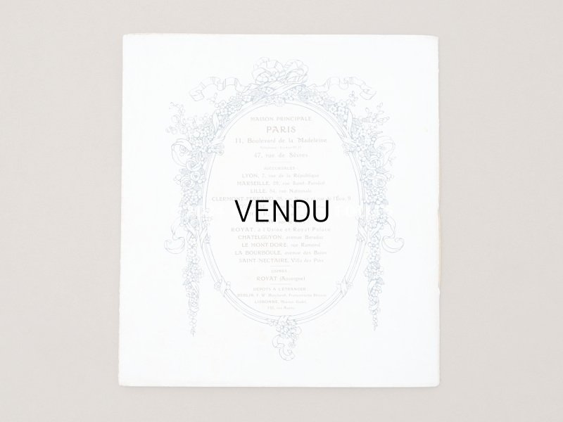 画像3: 1914年 アンティーク 【マルキーズ・ ドゥ・セヴィニエ】 のカタログ A LA MARQUISE DE SEVIGNE CHOCOLAT DE ROYAL