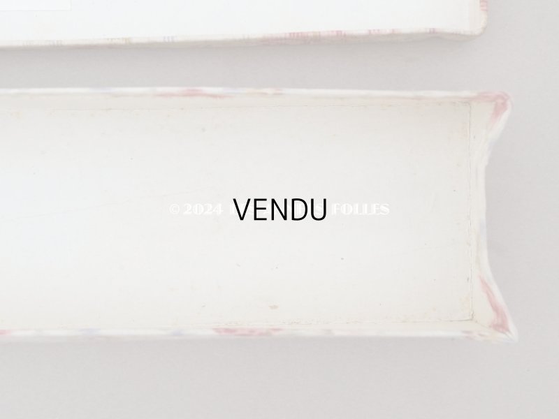 画像11: アンティーク 薔薇模様のほぐし織り カルトナージュボックス グローブボックス 