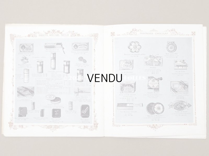 画像11: 1914年 アンティーク 【マルキーズ・ ドゥ・セヴィニエ】 のカタログ A LA MARQUISE DE SEVIGNE CHOCOLAT DE ROYAL