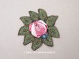 画像1: 未使用 1930年頃 アンティーク 薔薇のロココモチーフ  (1)