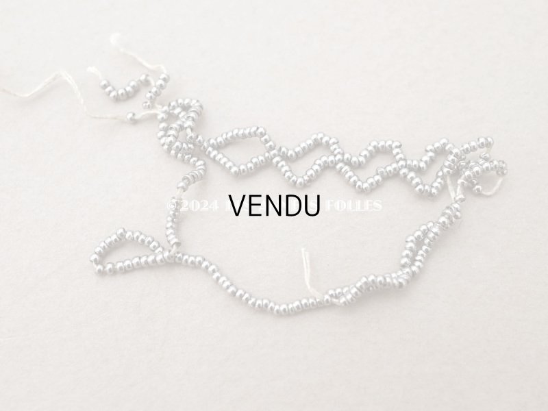 画像4: 19世紀末 アンティーク 極小 メタルビーズ 丸 シルバー 9g マイクロビーズ キャビアビーズ