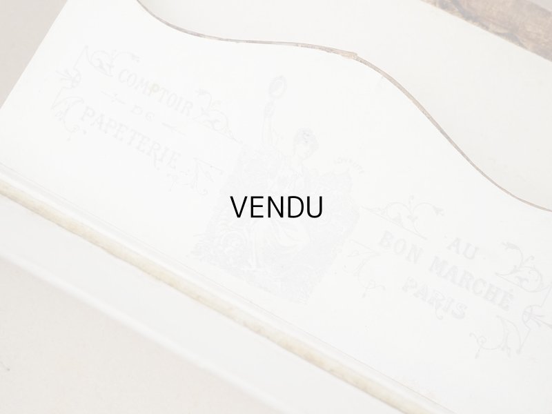 画像11: 1900年頃 アンティーク レターセットの紙箱 EXTRA SUPERFINE NOTE PAPER - AU BON MARCHE MAISON BOUCICAUT PARIS -