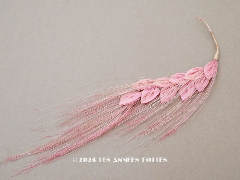 画像10: アンティーク 帽子用 麦のコサージュ ピンク