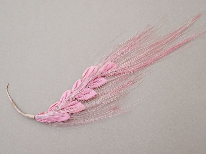 画像5: アンティーク 帽子用 麦のコサージュ ピンク