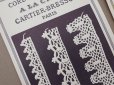 画像6: ＊蚤の市＊アンティーク エンボス加工 レース図案 6点セット CARTIER-BRESSON