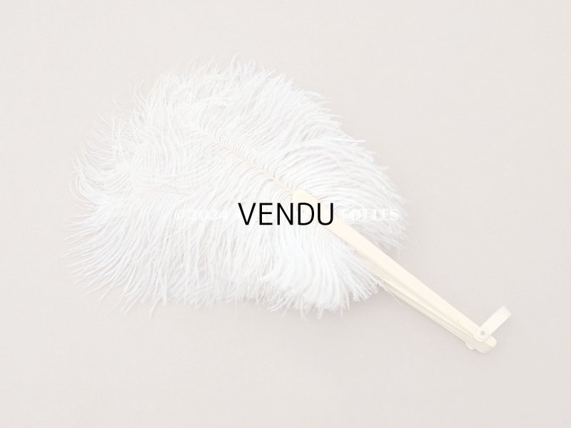 画像3: アンティーク ドール用 フェザーのファン 扇子