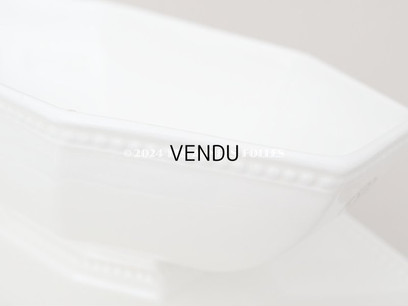 画像12: アンティーク オクトゴナル ソーシエール モントロー - CREIL ET MONTEREAU -