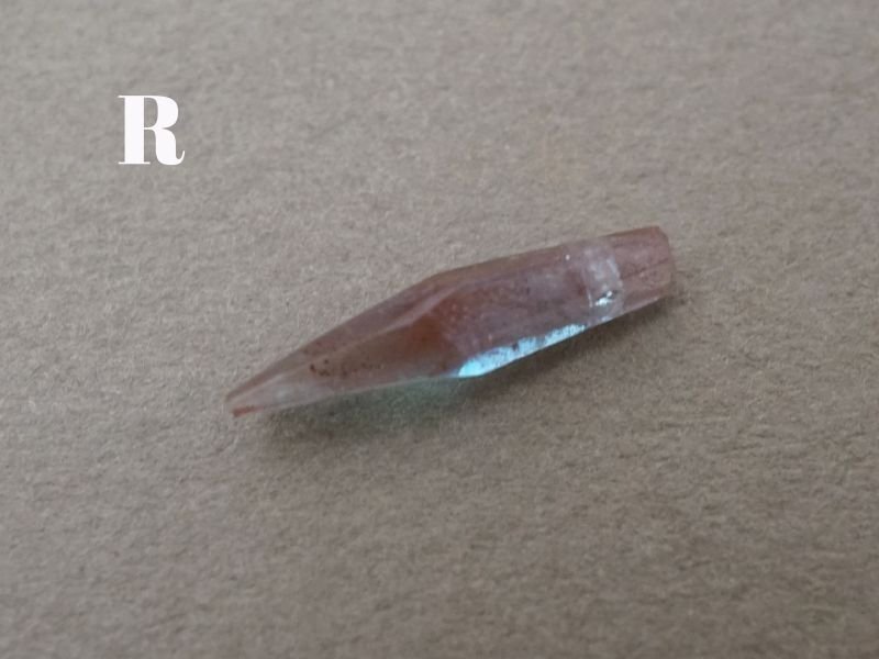 画像23: 【セール対象外】【クーポン対象外】アンティーク サフィレットのビーズ アイシクル型 カット入り 18〜19mm ピース売り 