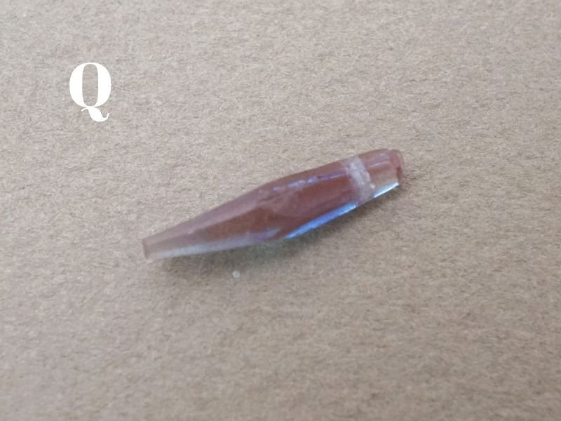 画像22: 【セール対象外】【クーポン対象外】アンティーク サフィレットのビーズ アイシクル型 カット入り 18〜19mm ピース売り 