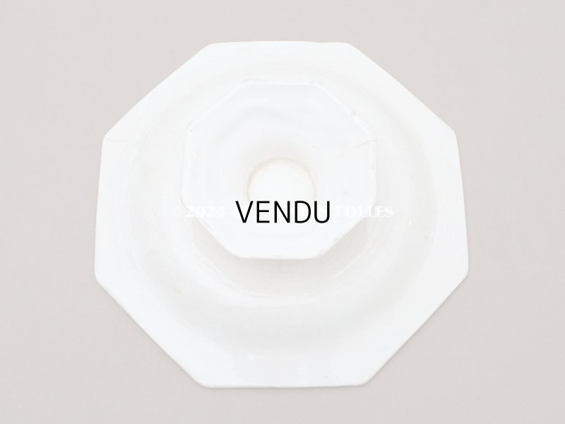 画像8: アンティーク オクトゴナル 小さなコンポティエ クレイユ・エ・モントロー - CREIL ET MONTEREAU -