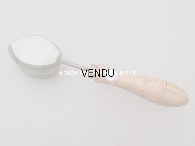 画像6: 19世紀末 アンティーク  こて リーフ 型押し 