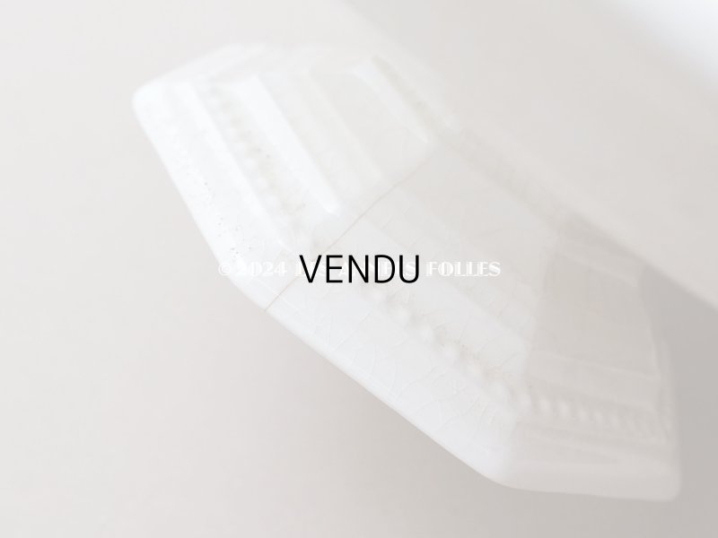 画像10: アンティーク オクトゴナル 小さなコンポティエ クレイユ・エ・モントロー - CREIL ET MONTEREAU -