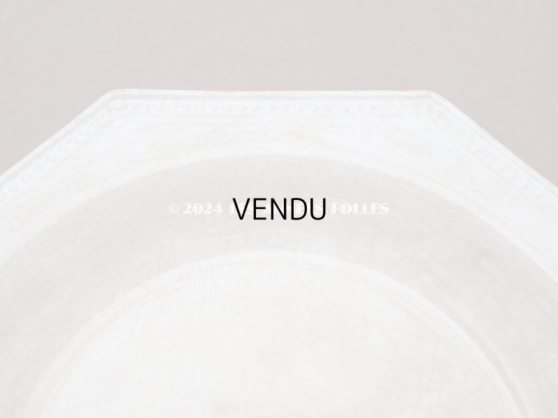 画像6: アンティーク オクトゴナル 小さなコンポティエ クレイユ・エ・モントロー - CREIL ET MONTEREAU -