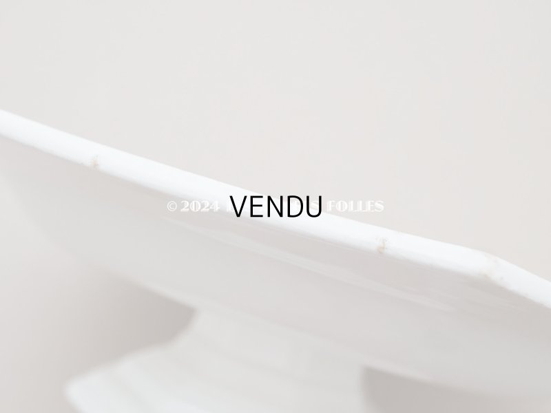 画像10: アンティーク オクトゴナル 小さなコンポティエ クレイユ・エ・モントロー - CREIL ET MONTEREAU -