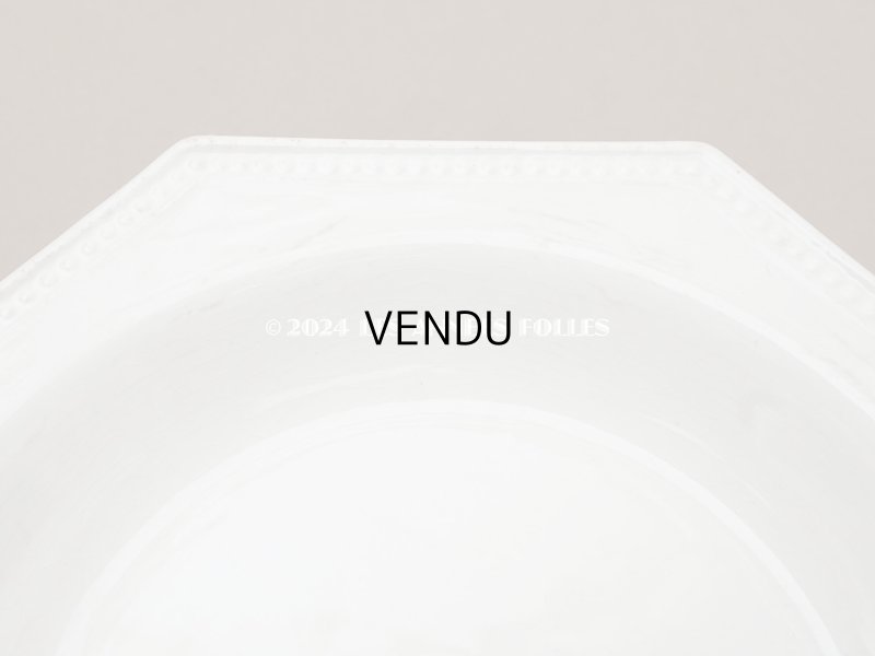 画像5: アンティーク オクトゴナル 小さなコンポティエ クレイユ・エ・モントロー - CREIL ET MONTEREAU -