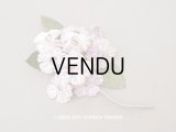 アンティーク シルクベルベット製 布花 パウダーピンク