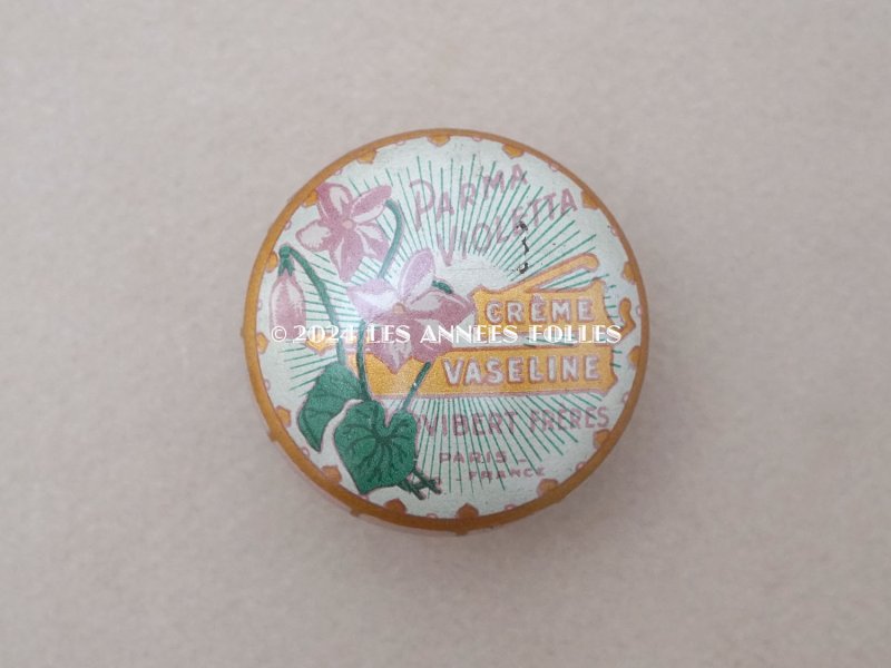 画像3: アンティーク 菫のワセリン缶 PARMA VIOLETTA  CREME VASELINE  - VIBERT FRERES PARIS -