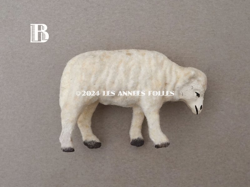 画像6: アンティーク クレッシュの羊 クリスマス