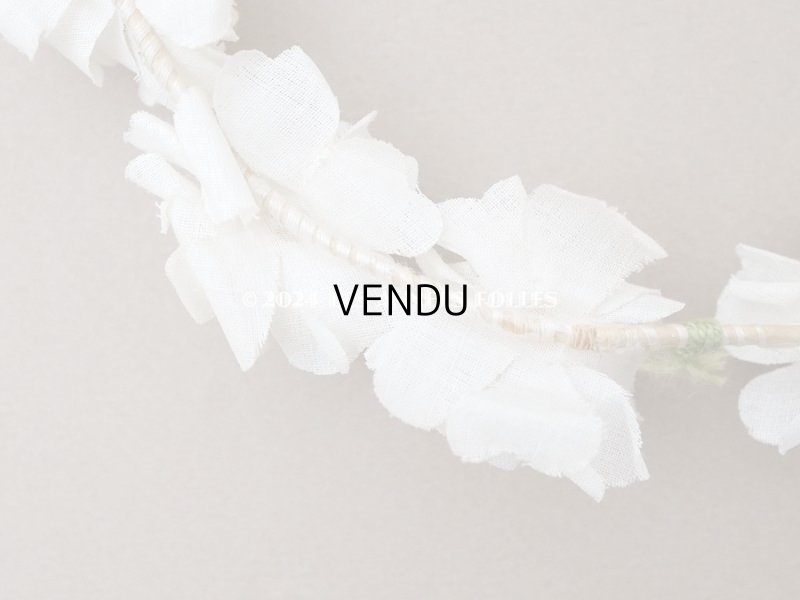 画像4: アンティーク 薔薇の布花のティアラ 花冠 初聖体