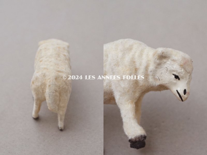 画像9: アンティーク クレッシュの羊 クリスマス