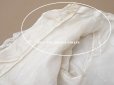画像15: 1900年頃 アンティーク ドール&ベビー用 袖付きケープ ドット刺繍のコットンファブリック＆レース 裏地付き