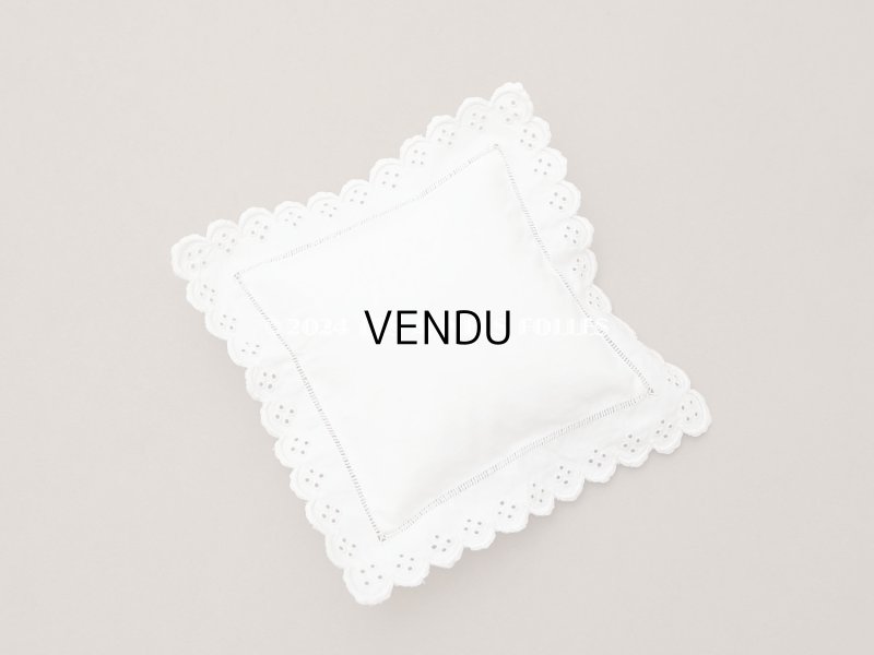 画像9: 1900年頃 アンティーク ドール用 手縫い&手刺繍のクッション 