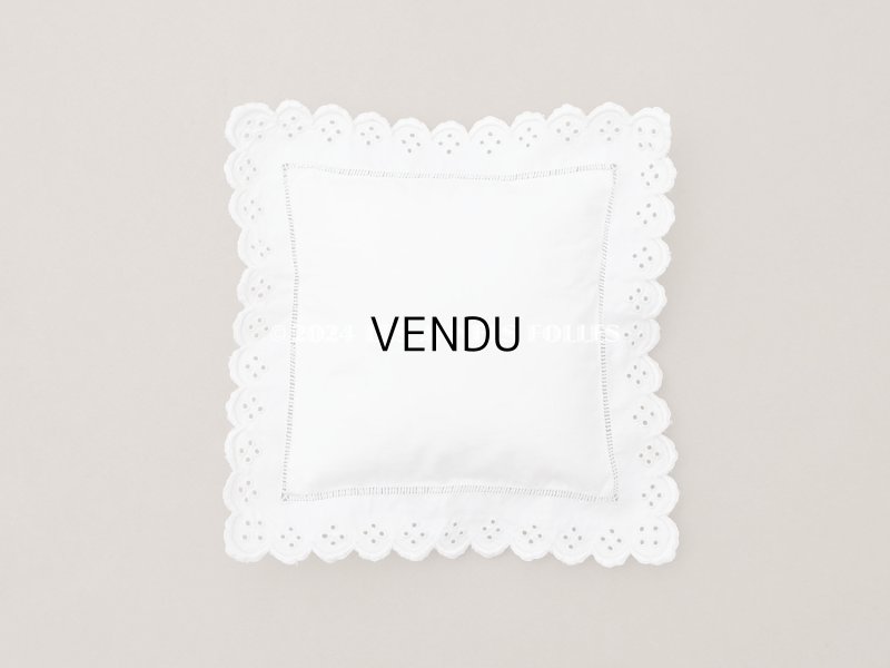 画像3: 1900年頃 アンティーク ドール用 手縫い&手刺繍のクッション 