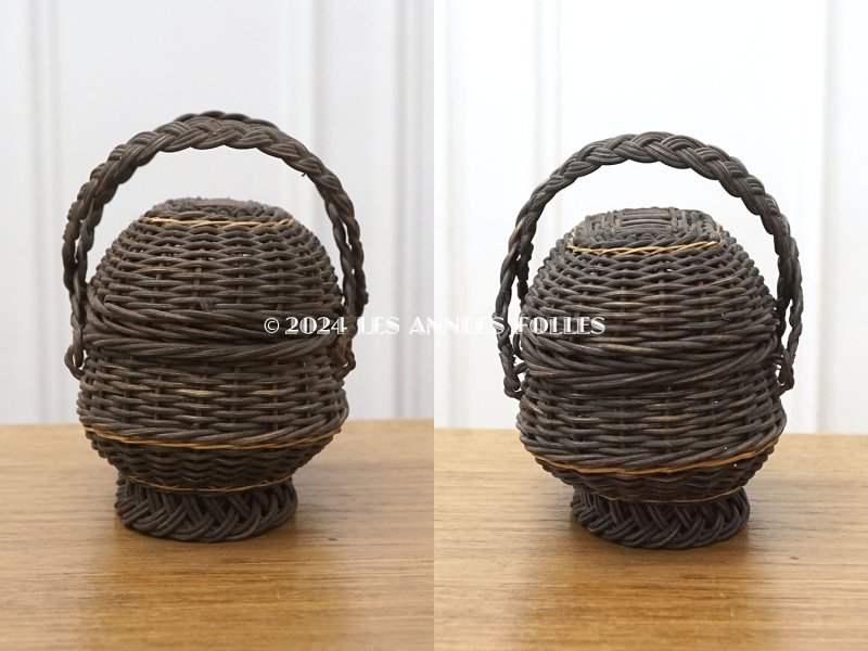 画像5: 19世紀 アンティーク ドール用 パニエ 墨黒