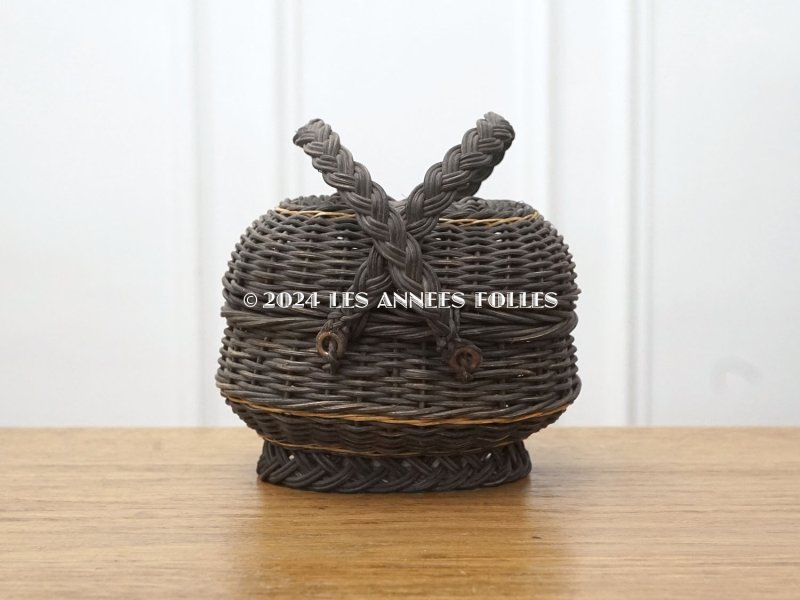 画像4: 19世紀 アンティーク ドール用 パニエ 墨黒