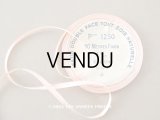 アンティーク シルク製 極細 サテンリボン ベビーピンク 10m 4mm幅 Pon 1250 Col.66 - DONJUAN -