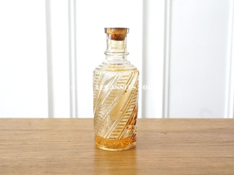 画像3: *蚤の市*アンティーク パフュームボトル パウダーピンクの薔薇  EAU COLOGNE