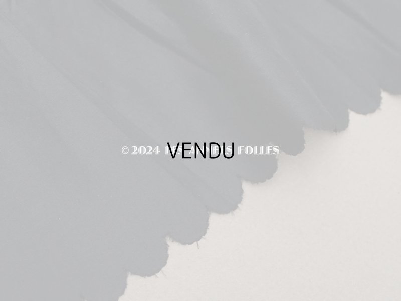 画像5: 1900年頃 アンティーク シルク製 リボン 黒 4.75m 幅11.8cm ドレスの裾