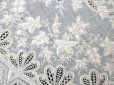 画像12: 19世紀末 アンティーク 結婚式のハンカチ モノグラム刺繍入り ホワイトワーク＆手編みのヴァランシエンヌレース