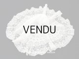 19世紀末 アンティーク 結婚式のハンカチ モノグラム刺繍入り ホワイトワーク＆手編みのヴァランシエンヌレース