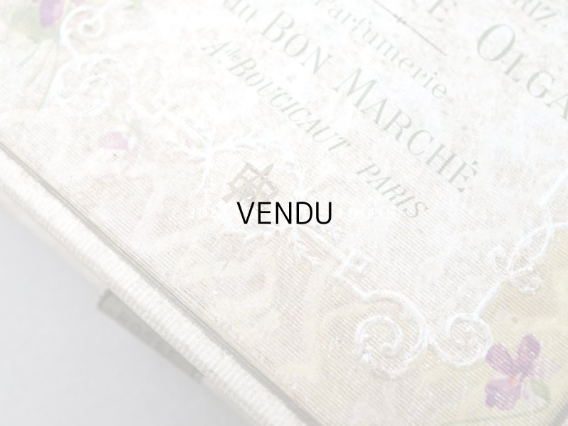 画像4: アンティーク ボンマルシェ 菫のパウダーボックス POUDRE DE RIZ VIOLETTE OLGA - PARFUMERIE DU BON MARCHE PARIS -