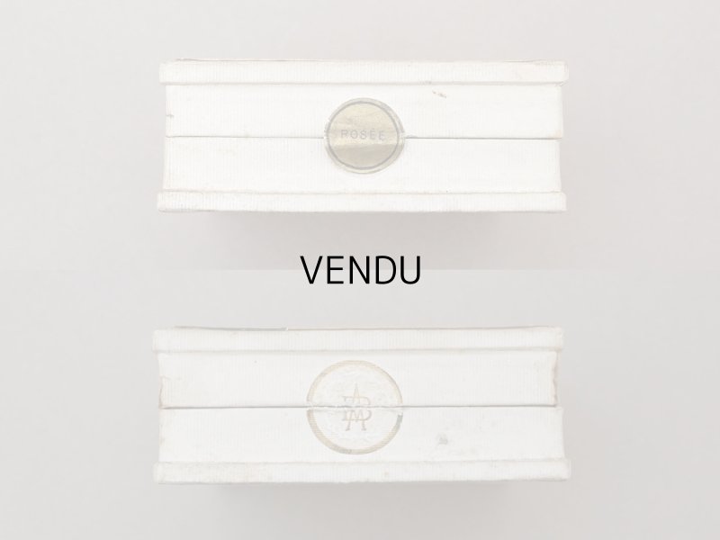 画像6: アンティーク ボンマルシェ 菫のパウダーボックス POUDRE DE RIZ VIOLETTE OLGA - PARFUMERIE DU BON MARCHE PARIS -