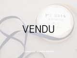 ＊蚤の市＊アンティーク シルクリボン ダークブルー 6.6m