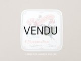 アンティーク パフュームラベル 菫 EAU DE COLOGNE AUX VIOLETTES DE NICE - F.MOREAU & FILS PARIS -