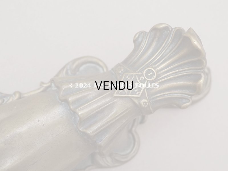 画像6: アンティーク ブロンズ製 ハンドモチーフの大きなクリップ 