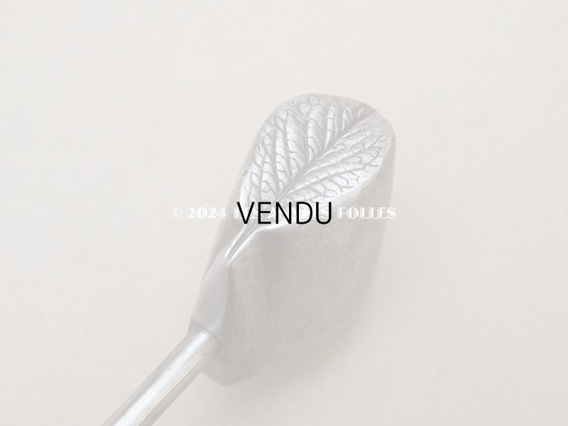 画像2: 19世紀末 アンティーク こて リーフ 型押し 