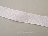 アンティーク ジャガード織 リボン スモーキーパープル 4.1cm幅 